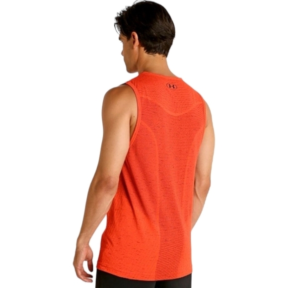 Under Armour Seamless Tank Top Beta/Black Size XL - Picture 3 of 12